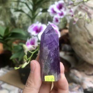 TRỤ ĐÁ PHONG THỦY THẠCH ANH TÍM KT 6,2x2CM, KL 42G (TTi125)
