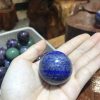 BI CẦU ĐÁ LAPIS TỰ NHIÊN, ĐƯỜNG KÍNH TRUNG BÌNH 3,5 CM