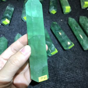 TRỤ ĐÁ FLUORITE MÀU XANH KL: 137G, CAO: 11CM (MS: TF123)