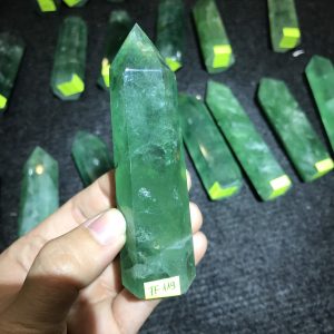 TRỤ ĐÁ FLUORITE MÀU XANH KL: 109G, CAO: 9CM (MS: TF119)