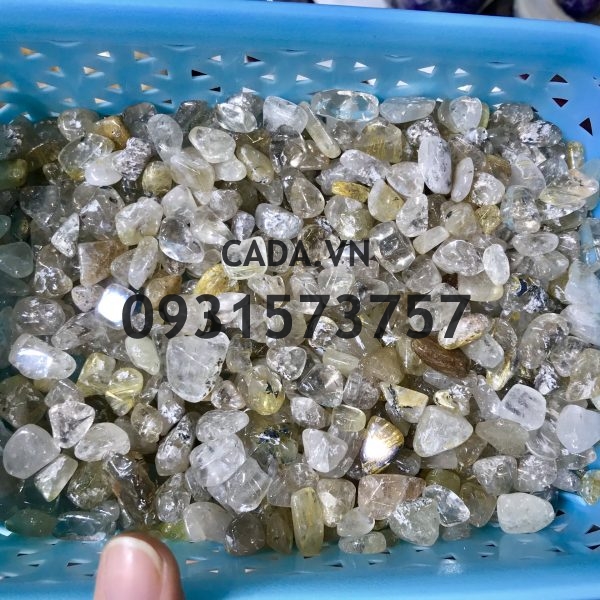 Đá vụn thạch anh tóc vàng