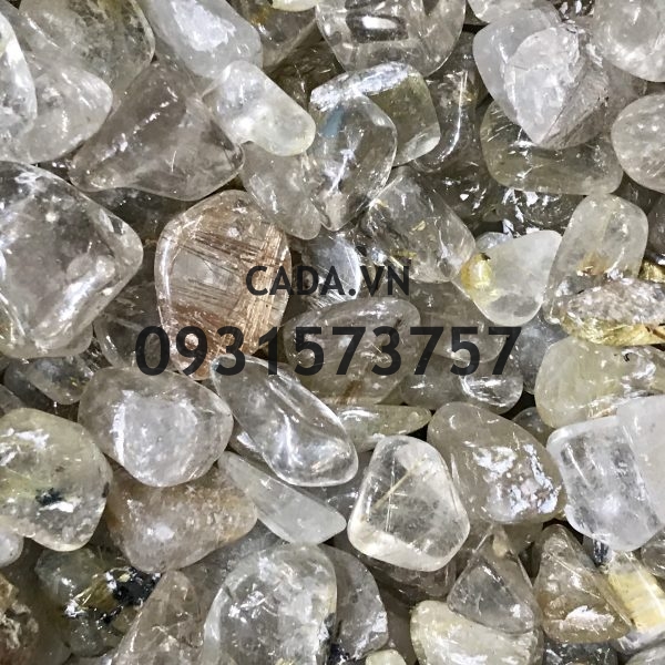 Đá vụn thạch anh tóc vàng