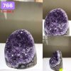 Hốc thạch anh tím nhỏ - Amethyst geode 10x8cm(MS : 766)