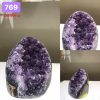 Hốc thạch anh tím nhỏ - Amethyst geode 10x8cm(MS : 769)