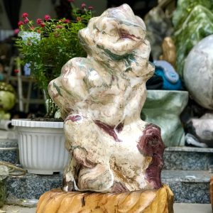 ĐÁ CẢNH TỰ NHIÊN NGŨ SẮC KT : 82 cm x 45 cm (MS: 275)