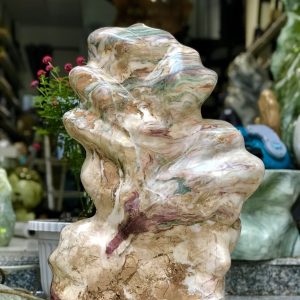 ĐÁ CẢNH TỰ NHIÊN NGŨ SẮC KT : 82 cm x 45 cm (MS: 275)