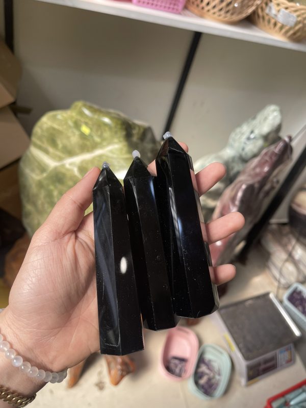 TRỤ ĐÁ ONYX- TRỤ ĐÁ MÀU ĐEN- TRỤ ĐÁ THANH TẨY - ĐÁ TAROT