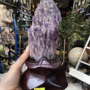 Thạch anh tím biến thể tháp - BAHIA AMETHYST BOUQUET (TRT12)