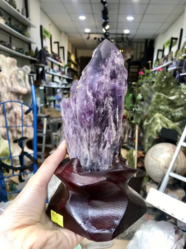 Thạch anh tím biến thể tháp - BAHIA AMETHYST BOUQUET (TRT12)