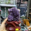 Miếng thạch anh tím - Amethyst Cluster - KT : 16,5 x 9 cm ( TRT16)