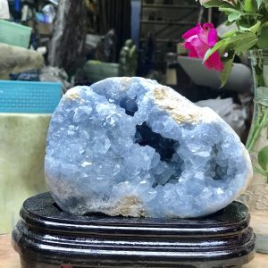 Hốc đá Celestine KT 17x15x8 cm , 2.773kg (CLT01)