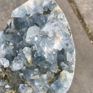 Miếng đá Celestine - Celestite Crystal Cluster KT 22X14cm , 3.248kg (CLT02)