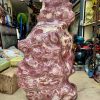 Đá phong thủy phòng khách vân đỏ 1m31x 0.79m x 0.35m, khoảng 450kg (MS:291)