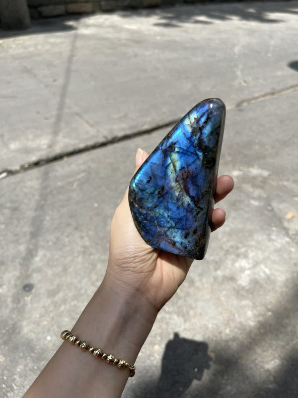 ĐÁ XÀ CỪ Labradorite– KT 11.4 x 6.2 cm (XC33)