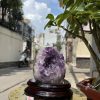 Bông thach anh tím đậm - AMETHYST GEODE KT 13 x 9 CM (MS: TIM774)