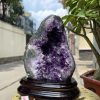 Bông thạch anh tím đậm - AMETHYST GEODE KT 21x14 CM (MS: TIM780)