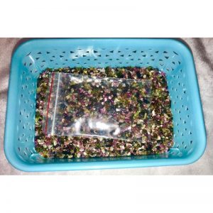 Đá vụn tourmaline ngũ sắc 50gram