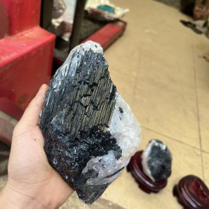 TOURMALINE CỘNG SINH THẠCH ANH TRẮNG