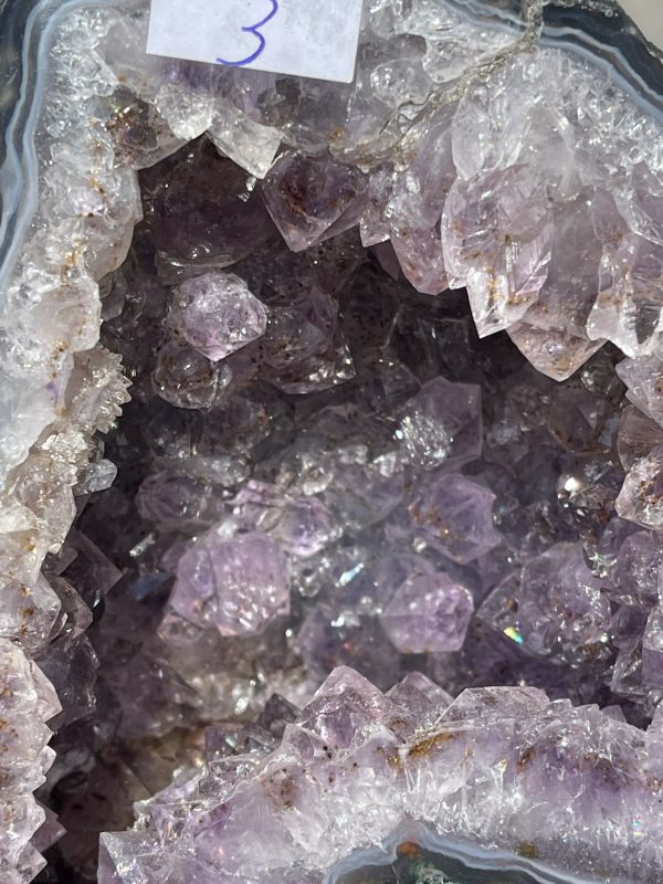 Hốc thạch anh tím - Amethyst Geode - KT : 17 x 15cm, 3kg (T89)