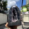 Hốc thạch anh tím – Amethyst Geode – KT : 16x11cm, 1.8kg (T88)