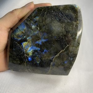 ĐÁ XÀ CỪ Labradorite – KT 10.2 x 10.2 cm, KL 859g (XC87)