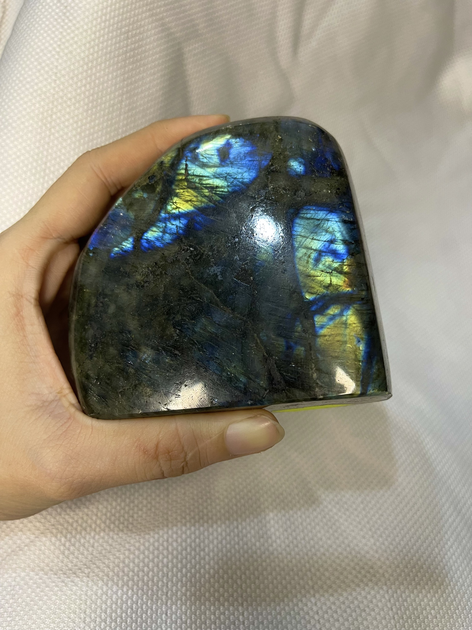 ĐÁ XÀ CỪ Labradorite – KT 8.8 x8,8 cm, KL 680g (XC86) 