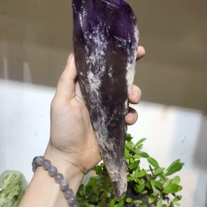 Trụ Thạch Anh Tím thô