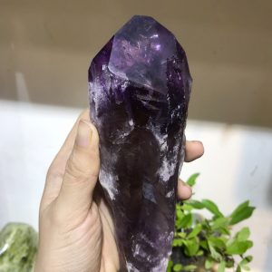 Trụ Thạch Anh Tím thô