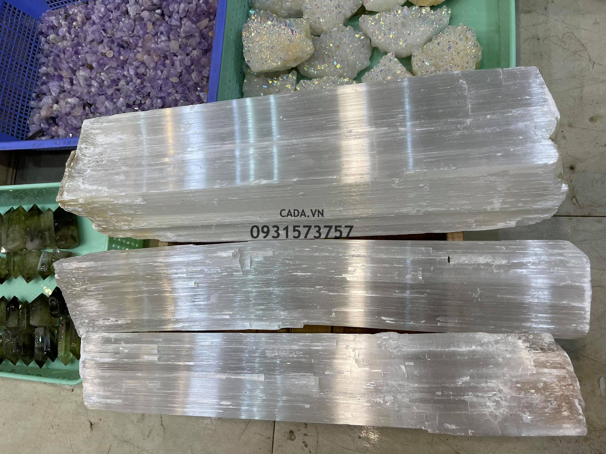 ĐÁ SELENITE THANH TẢY