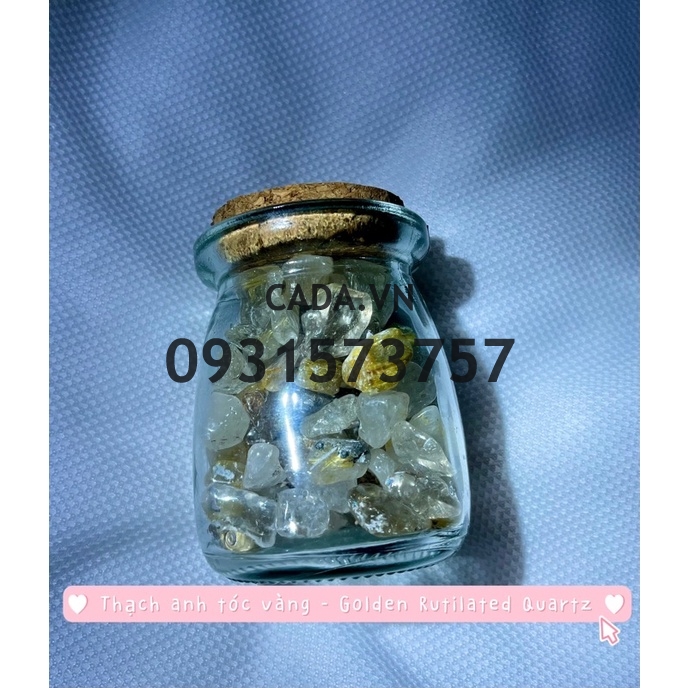 HŨ ĐÁ THẠCH ANH TÓC VÀNG