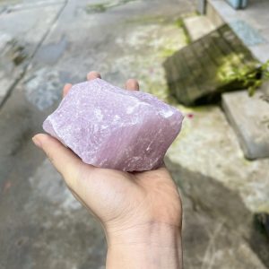 Đá thô Thạch Anh Hồng tự nhiên - đá rải nền nhà, thanh tẩy, sưu tầm