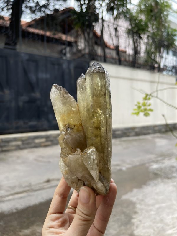 CỤM TINH THỂ THẠCH ANH VÀNG - citrine quartz