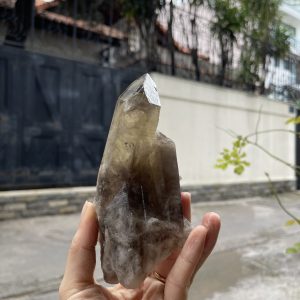 CỤM TINH THỂ THẠCH ANH KHÓI VÀNG - Smoky citrine quartz