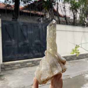 CỤM TINH THỂ THẠCH ANH KHÓI VÀNG - Smoky citrine quartz