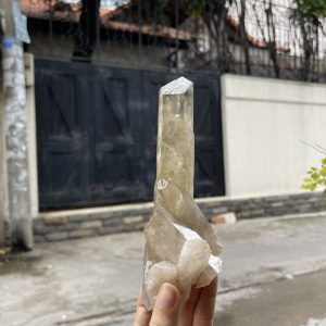 CỤM TINH THỂ THẠCH ANH KHÓI VÀNG - Smoky citrine quartz