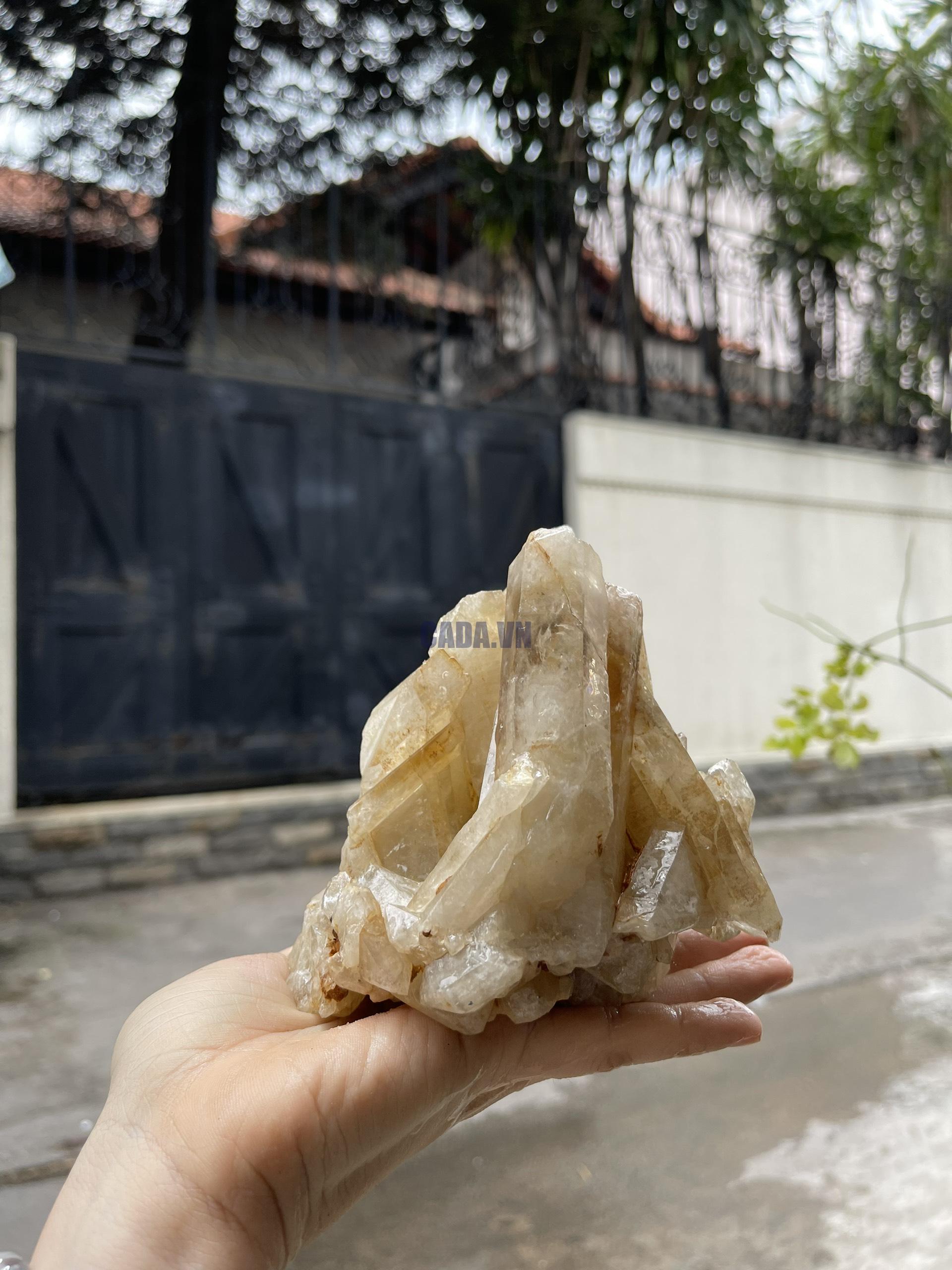 CỤM TINH THỂ THẠCH ANH VÀNG - Citrine quartz