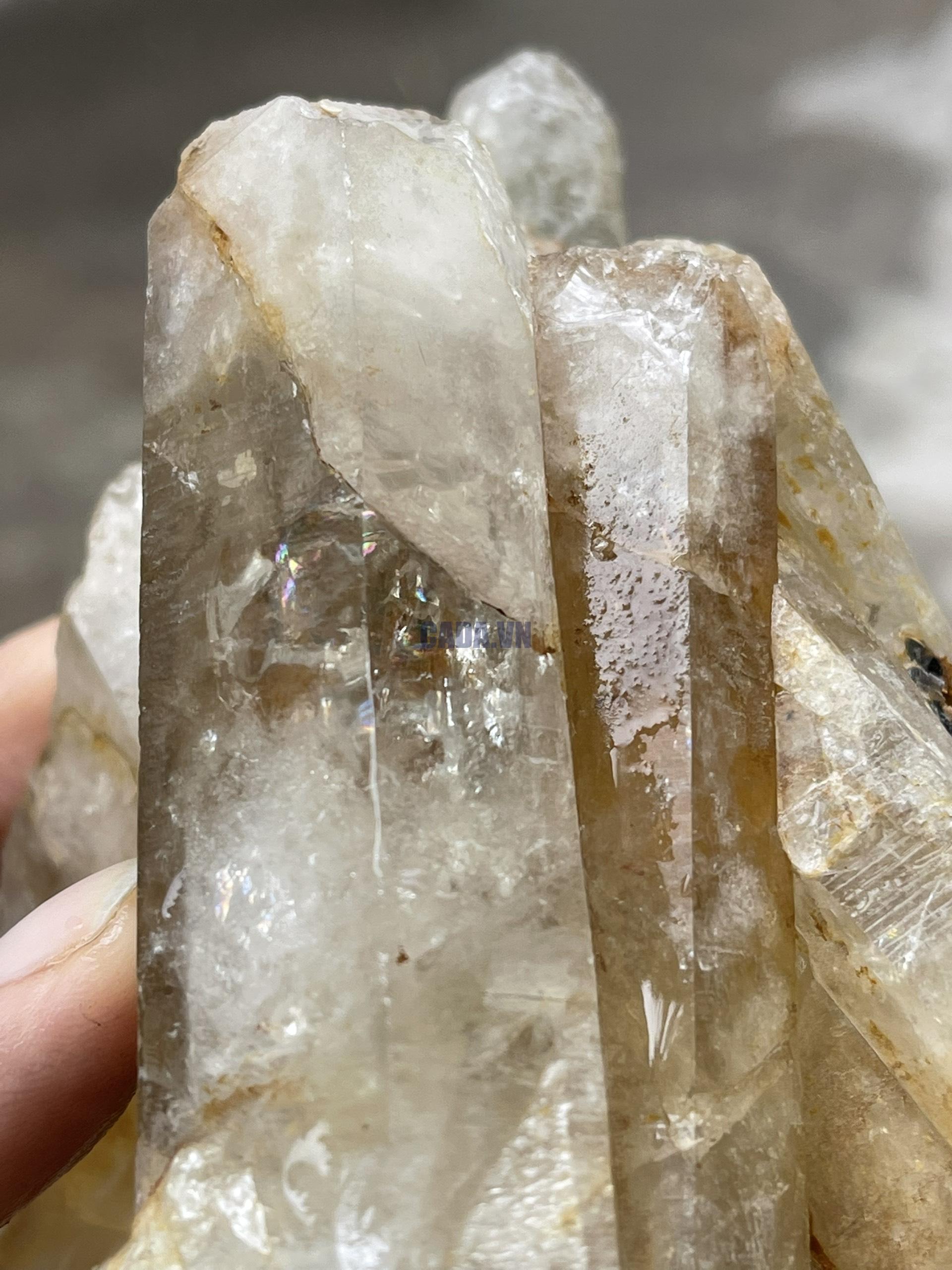 CỤM TINH THỂ THẠCH ANH VÀNG - Citrine quartz