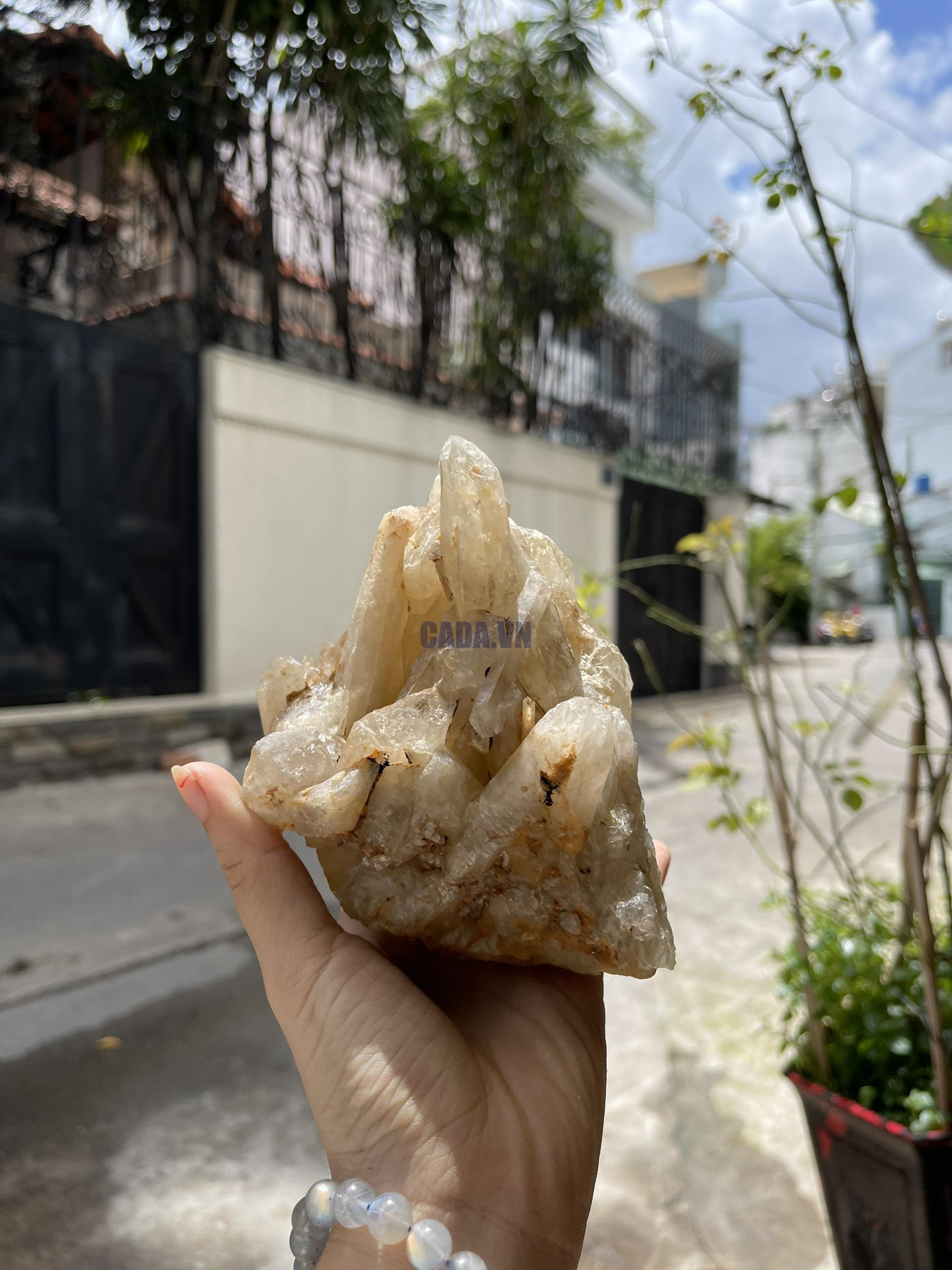 CỤM TINH THỂ THẠCH ANH VÀNG - Citrine quartz