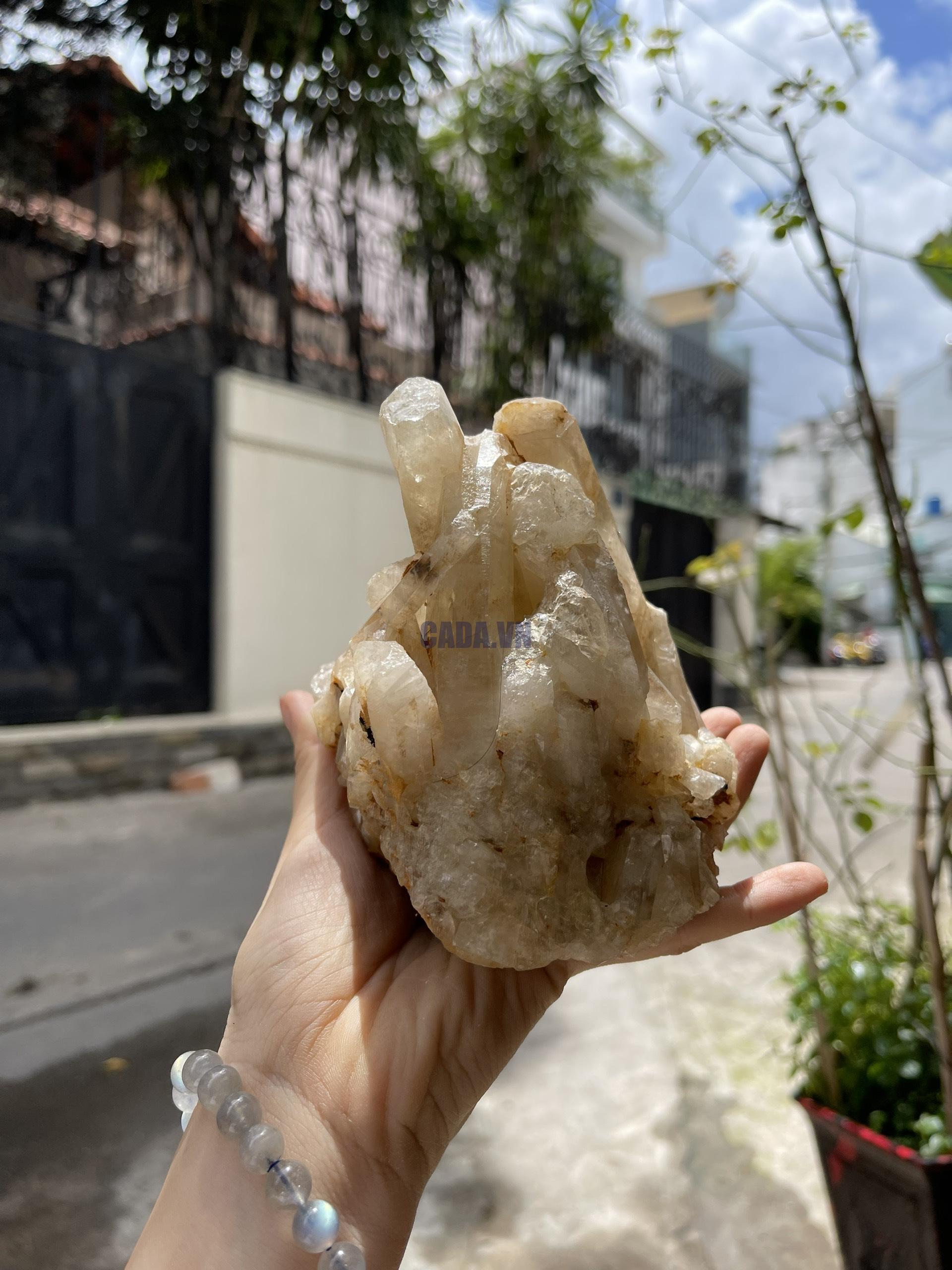 CỤM TINH THỂ THẠCH ANH VÀNG - Citrine quartz