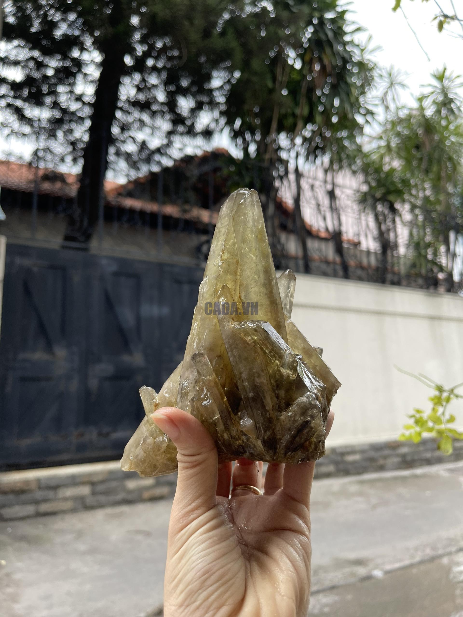 CỤM TINH THỂ THẠCH ANH VÀNG - Citrine quartz