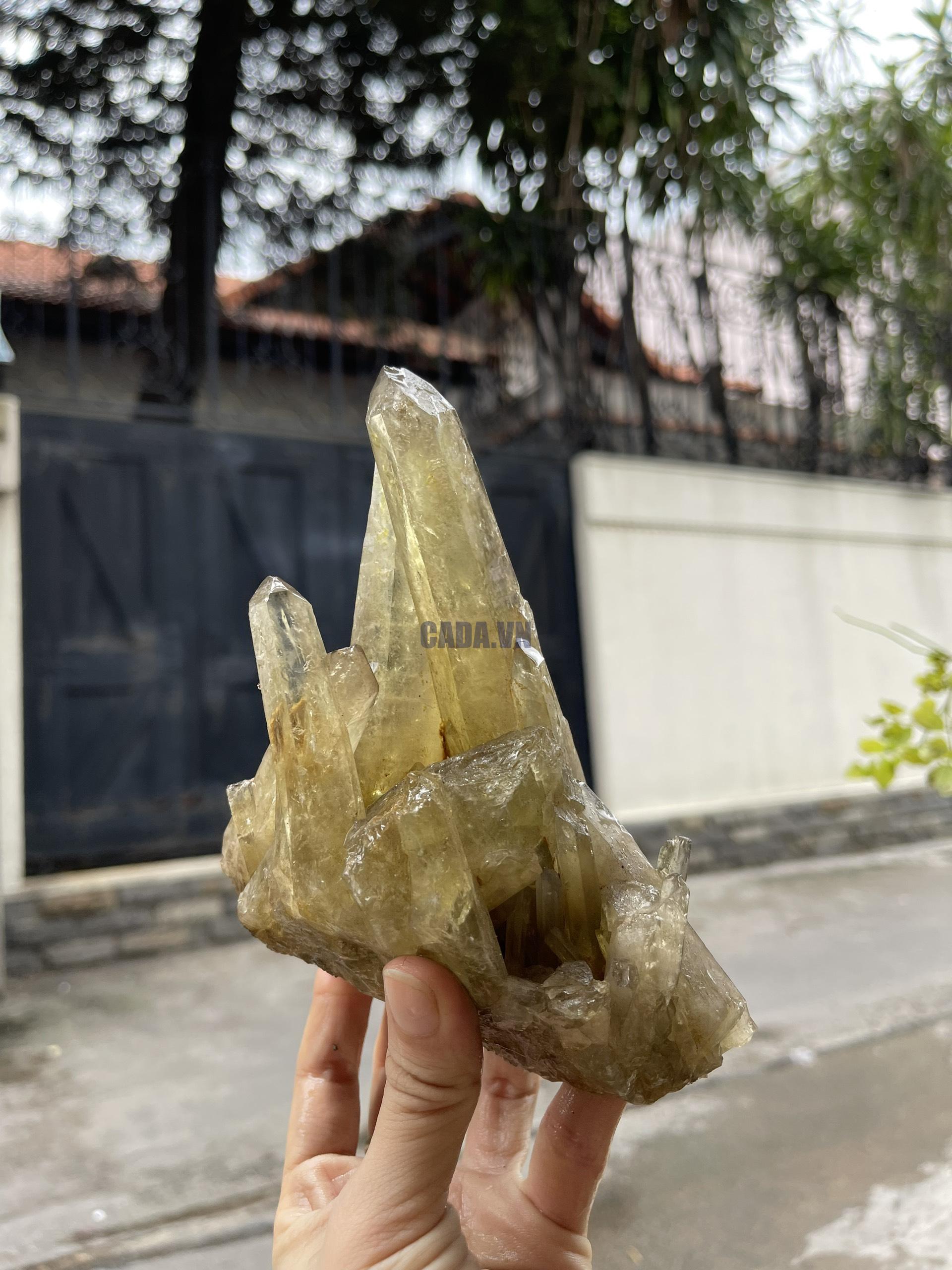 CỤM TINH THỂ THẠCH ANH VÀNG - Citrine quartz