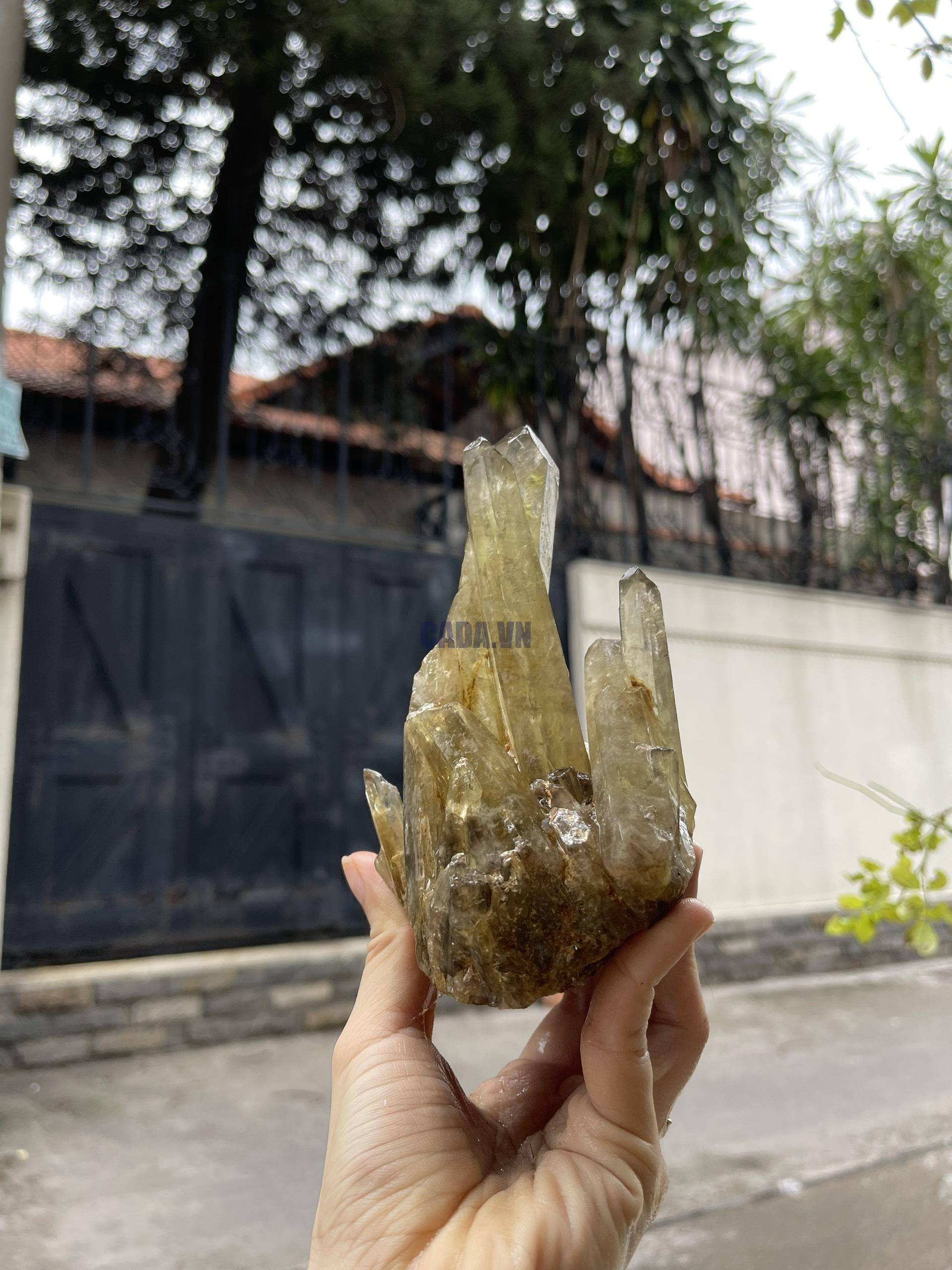 CỤM TINH THỂ THẠCH ANH VÀNG - Citrine quartz