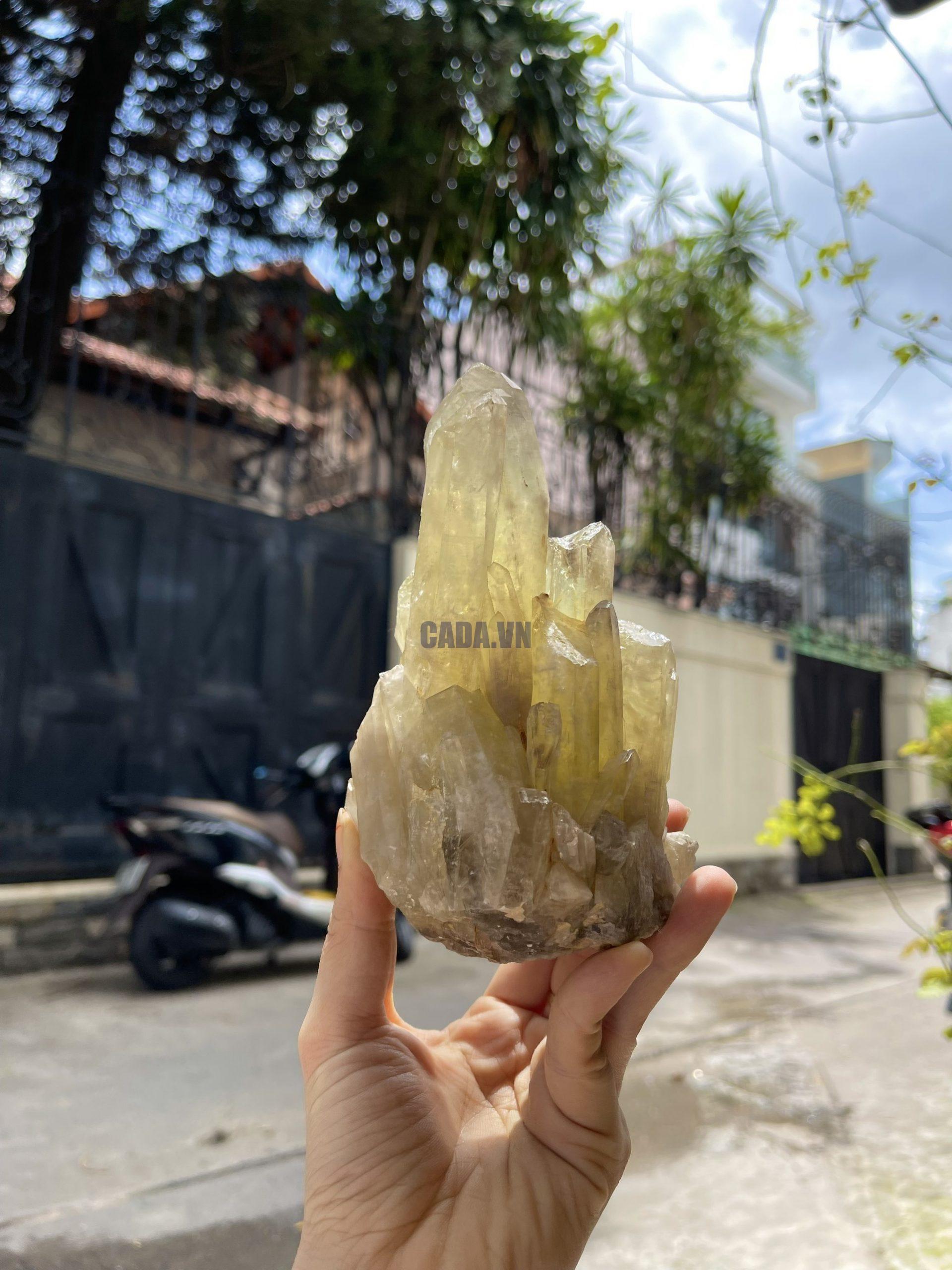 CỤM TINH THỂ THẠCH ANH VÀNG - Citrine quartz