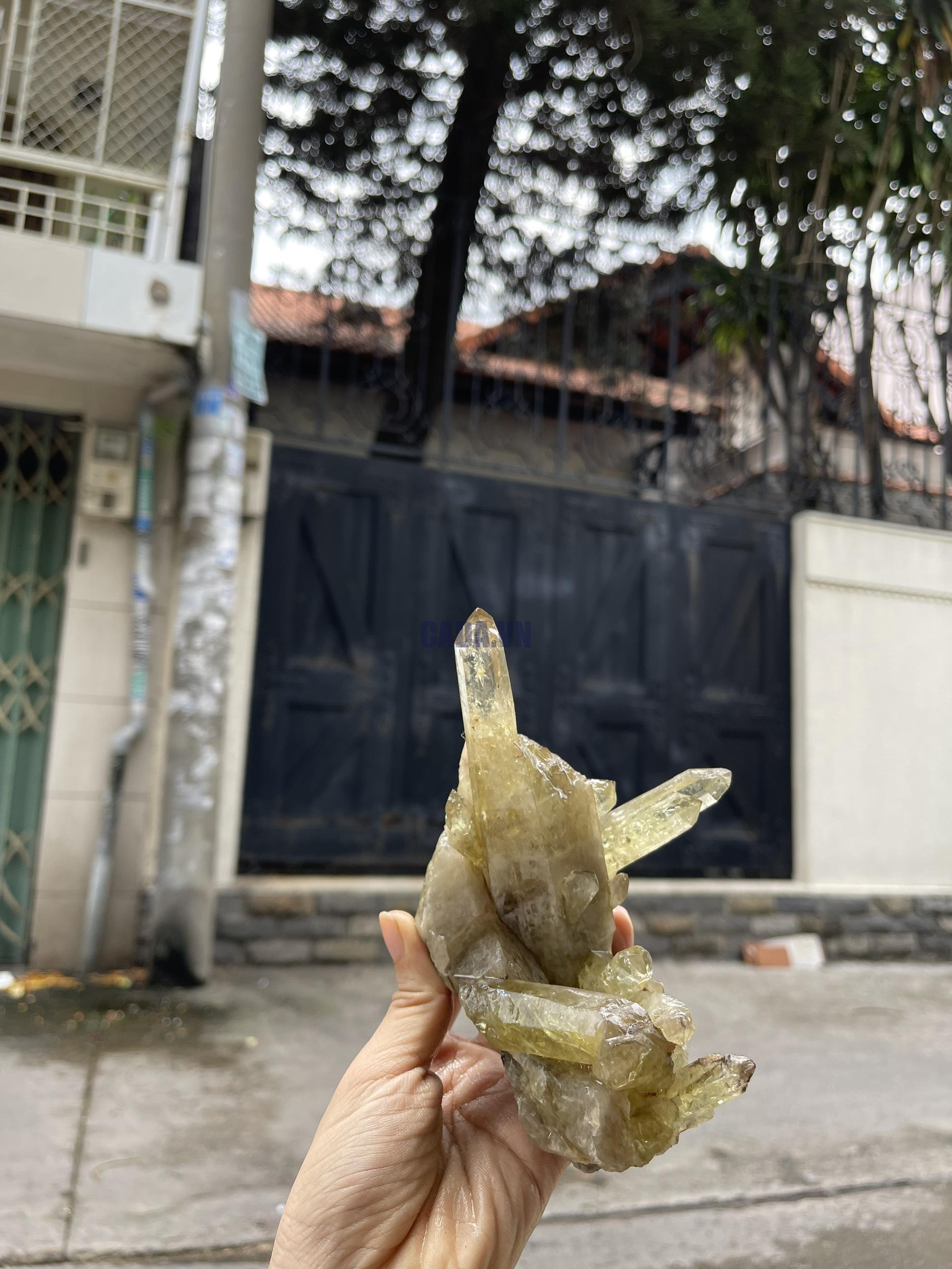 CỤM TINH THỂ THẠCH ANH VÀNG - Citrine quartz