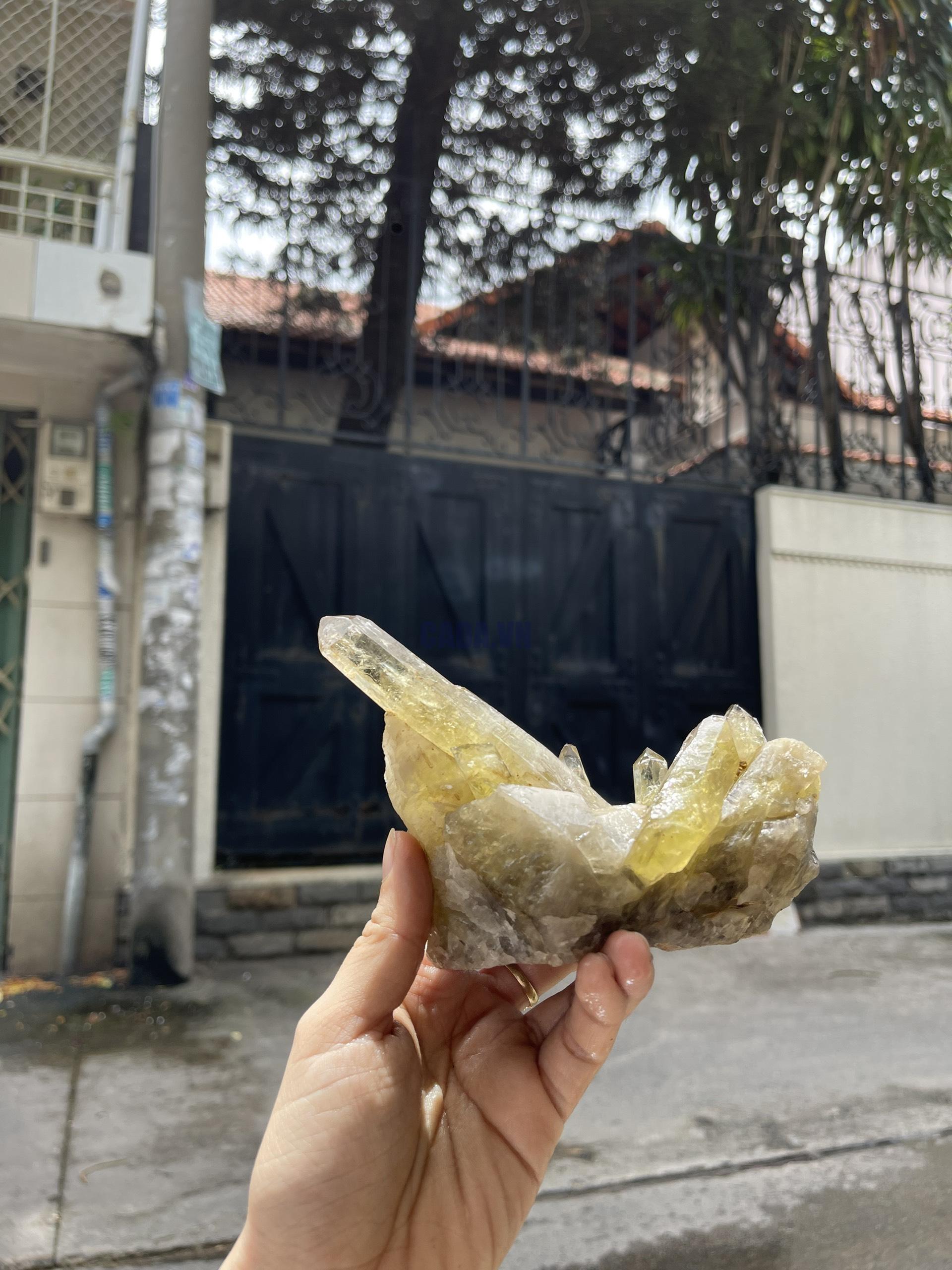 CỤM TINH THỂ THẠCH ANH VÀNG - Citrine quartz