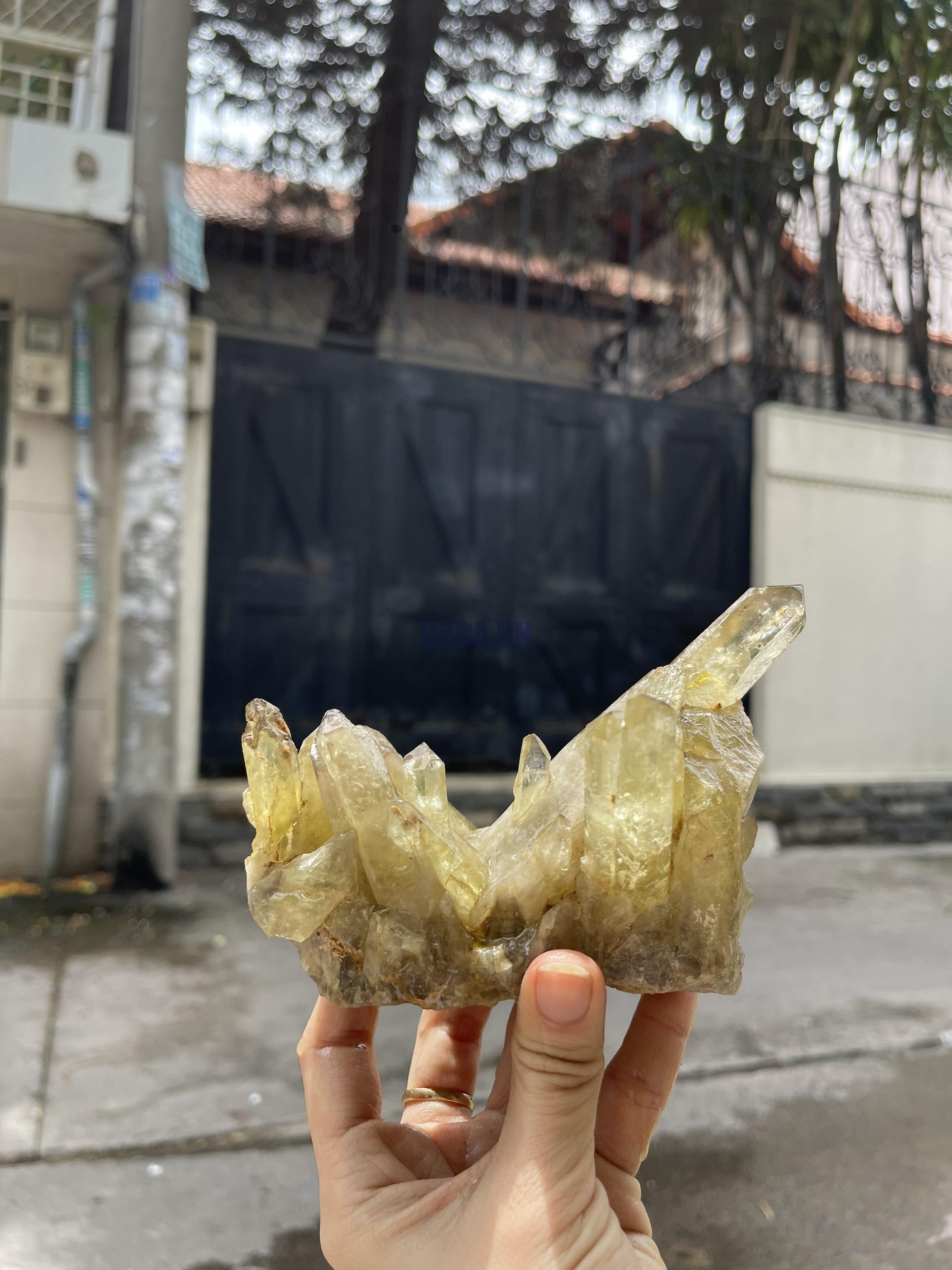 CỤM TINH THỂ THẠCH ANH VÀNG - Citrine quartz