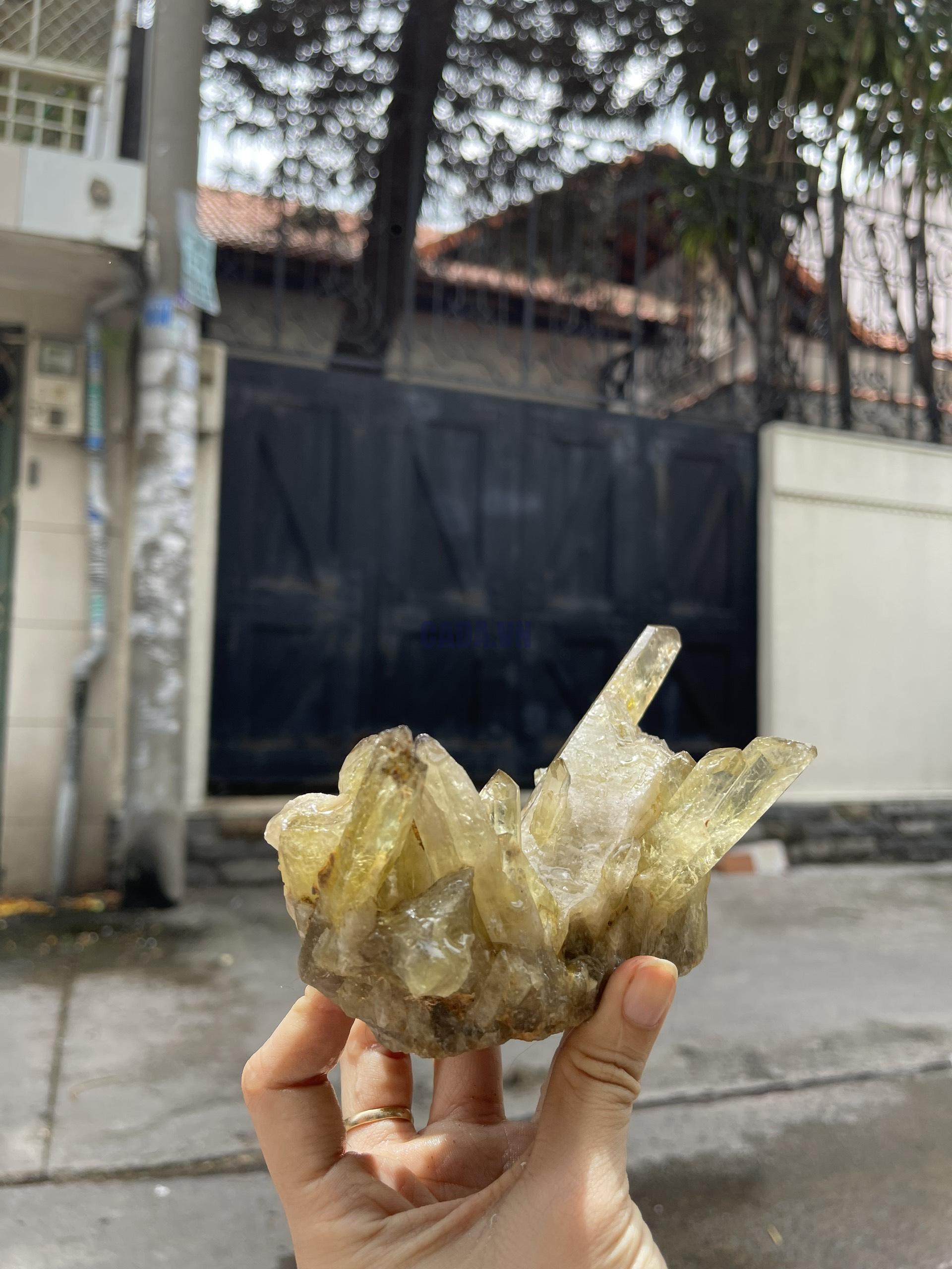 CỤM TINH THỂ THẠCH ANH VÀNG - Citrine quartz