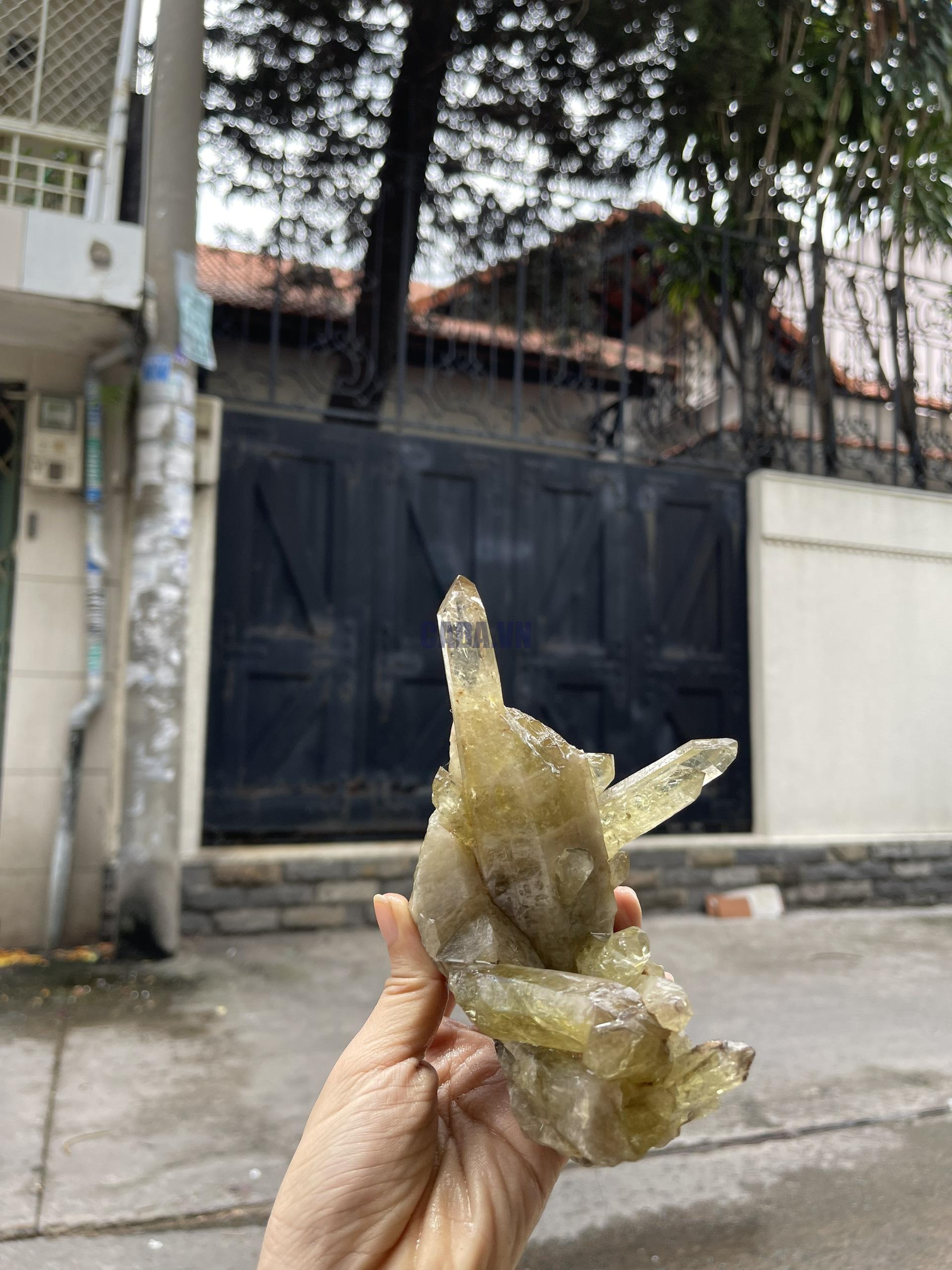 CỤM TINH THỂ THẠCH ANH VÀNG - Citrine quartz