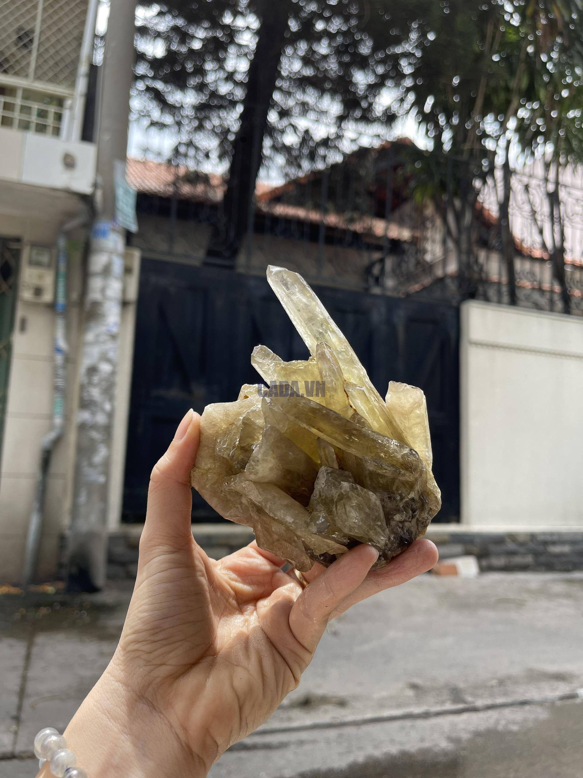 CỤM TINH THỂ THẠCH ANH VÀNG - Citrine quartz