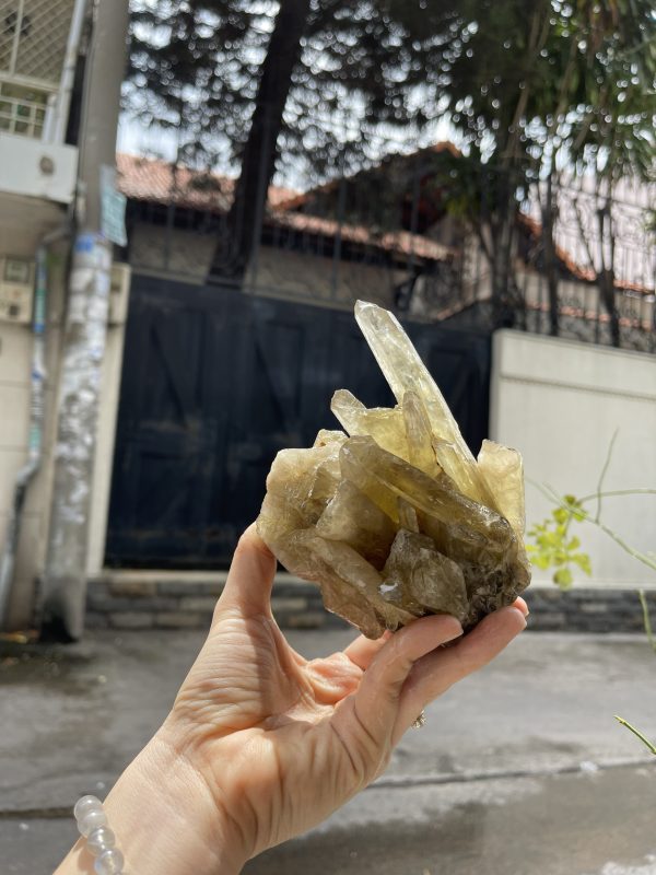 CỤM TINH THỂ THẠCH ANH VÀNG - Citrine quartz
